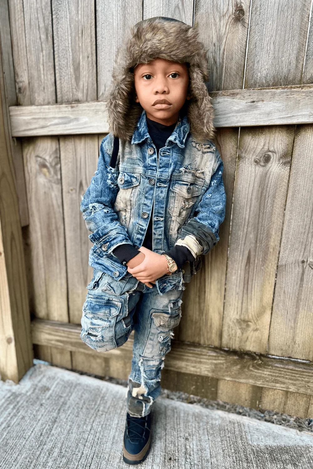 Kids Devotion Denim (Woodland) - Image 4