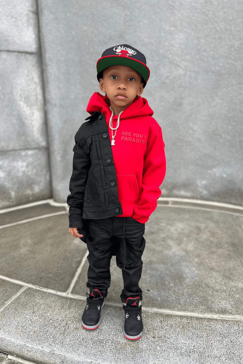 Kids Stacked Smooth Criminal Denim (Jet Black) - Image 8