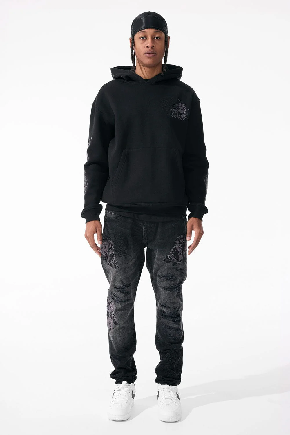 Slim Taper Fit - Eternal Darkness Denim (Black Shadow) - Sean Collection - Image 3