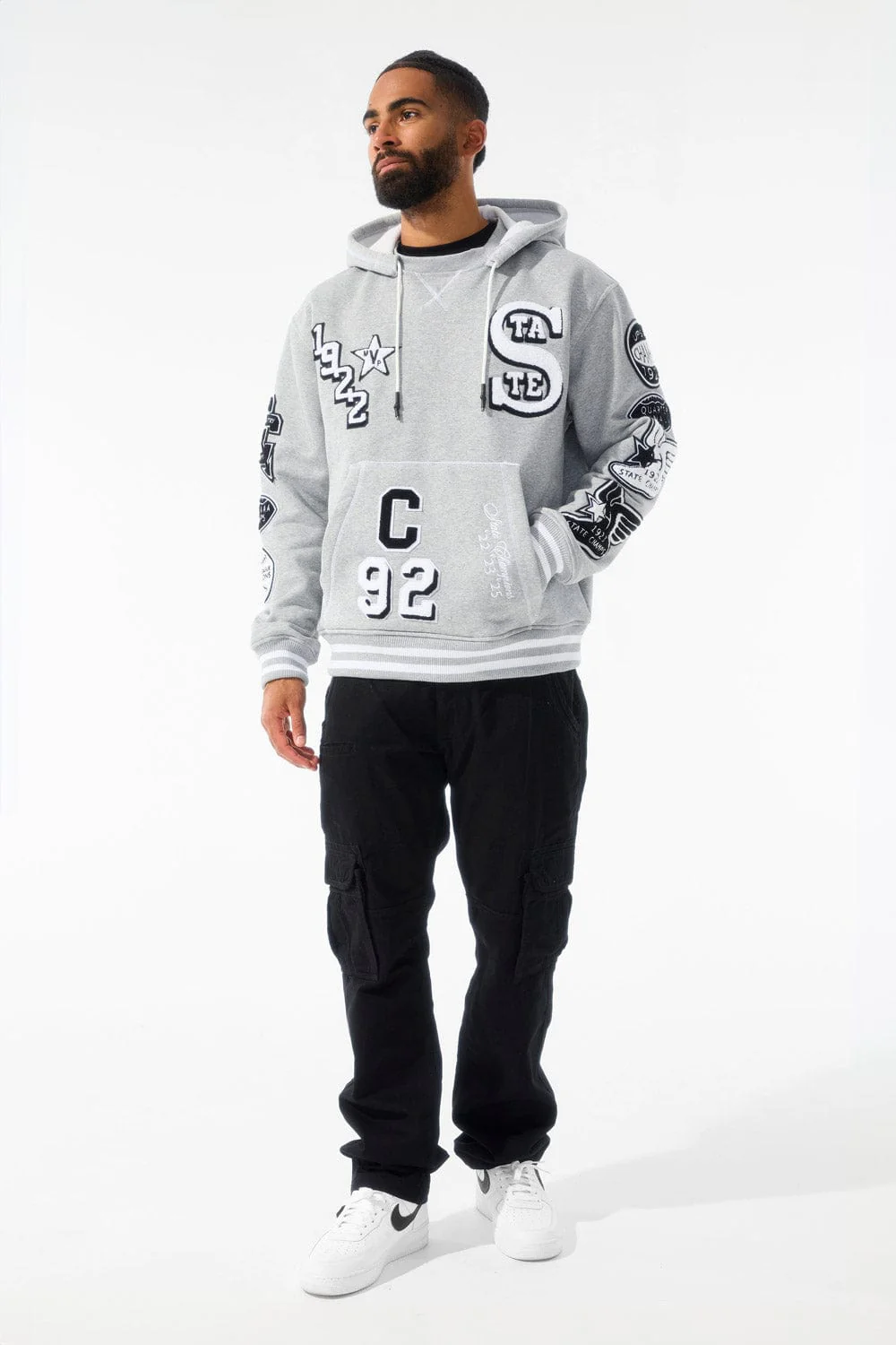State Champs Pullover Hoodie (Heather Grey) - Image 3