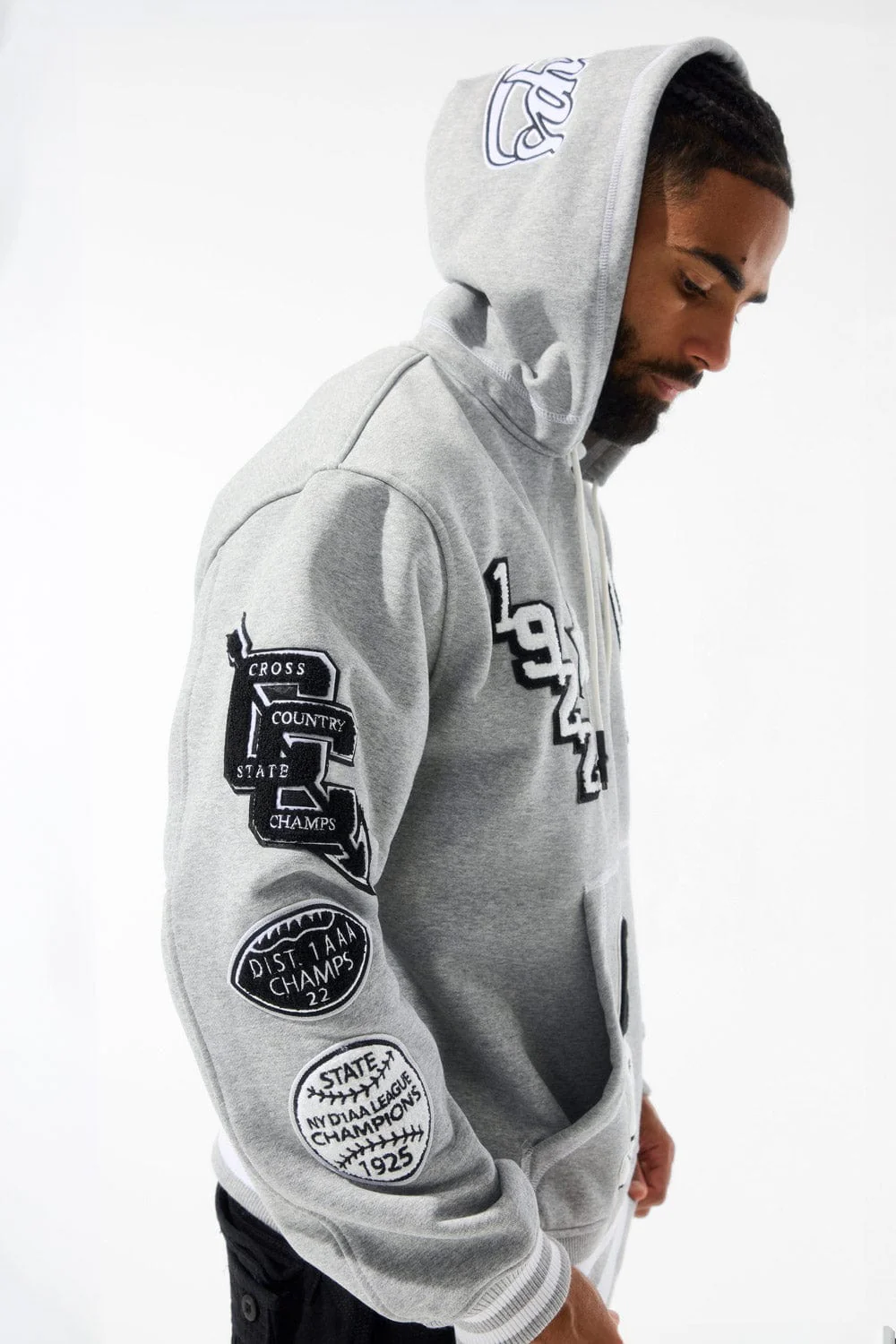 State Champs Pullover Hoodie (Heather Grey) - Image 5