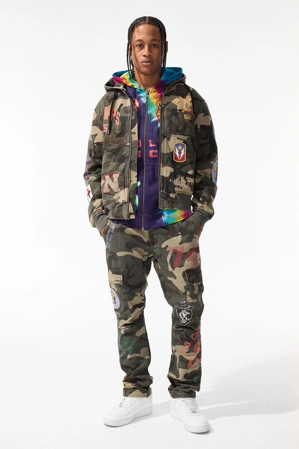 Xavier - Wooster Cargo Pants (Woodland) - Image 4